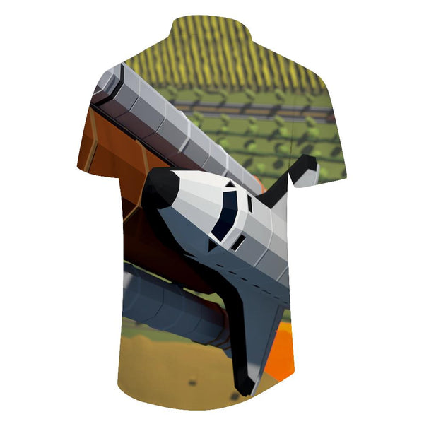 
Kids Toy Airplane Short Sleeve Front Pocket Trendy Party Holiday Summer Men Hawaiian Shirt Beach Casual
                