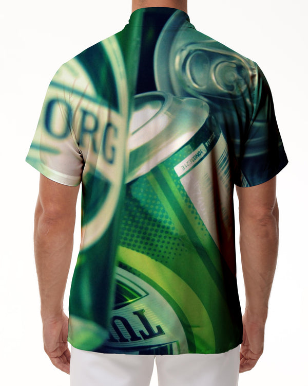 
St. Patrick's Beer Men's Casual Summer Tropical Hawaiian Short Sleeve Tops Casual Short Sleeve Shirt Outdoor Regular Style
                