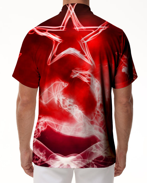 
Communism Men's Soviet Union Vintage Flag Men's Casual Loose Short Sleeve Hawaiian Button Lapel Pockets Daily Casual Fashion
                