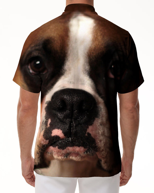 
3D Printed Animal Pattern Funny Fun Fashion Cool Short Sleeve Shirt Men's Button Lapel Casual Loose Tropical Top
                