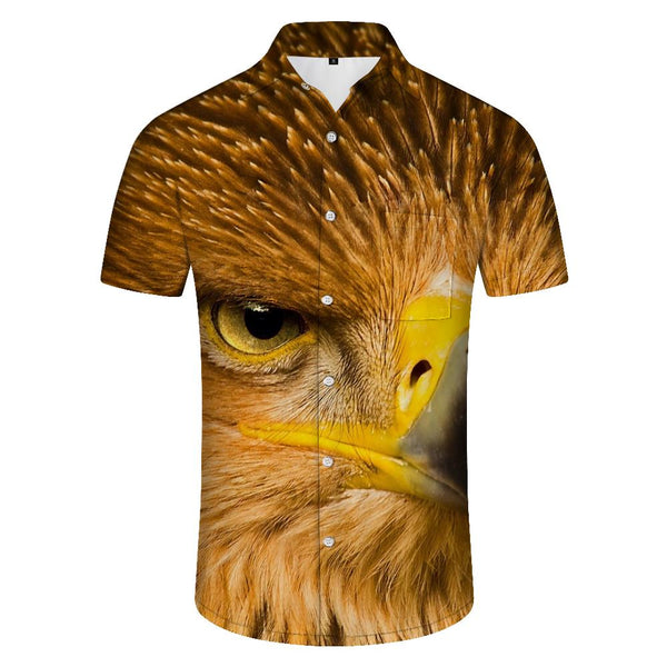 
American Flag Button Down Shirt Sport Mens 3D Print Pullover Vintage Casual Summer Button Down Shirt
                