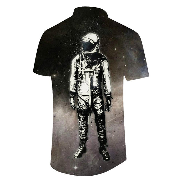 
Funny Fashion Spaceman Astronaut Retro Short Sleeve Shirt Tops Vintage Men Loose Casual Tops Polyester
                