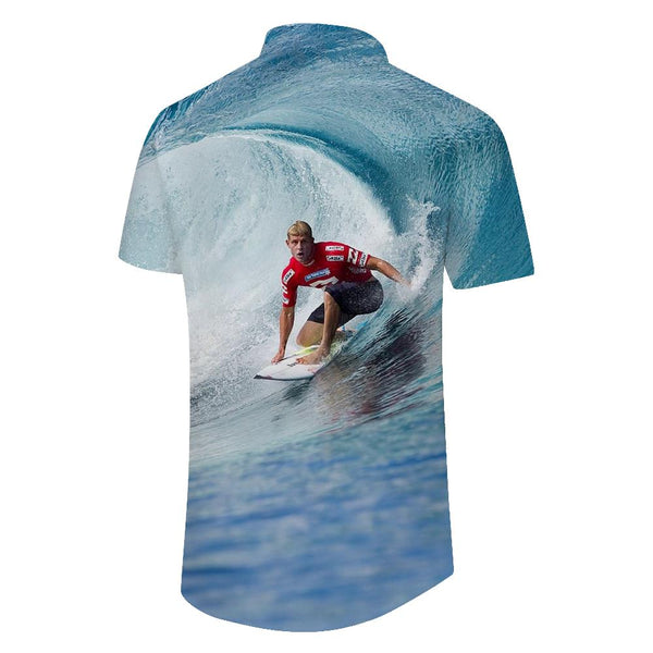 
Cool Beach Surfing Men's Casual Daily Street Regular Fit Fashion Camping Beach Shirt Short Sleeve
                