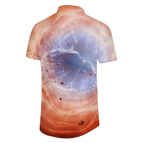 
Outer Space Yushi Men's Shirt Hawaiian Shirt Men's Casual Button Short Sleeve Hawaiian Shirt Multicolor
                
