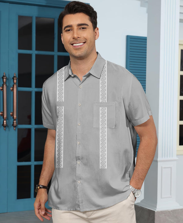 
Hawaiian Shit for Men Beach Summer Mens Buton Down Short Sleeve Shit Tropical Vacation Casual Clothes
                