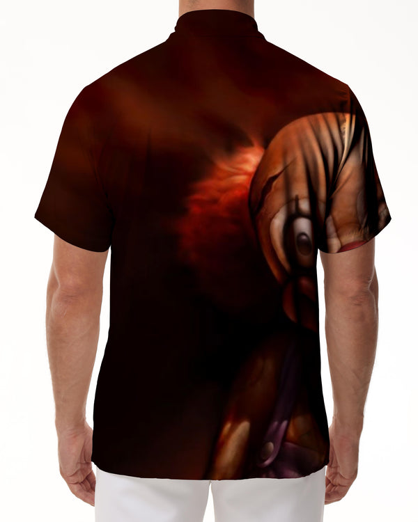 
Fun Ragdoll Men's Casual Fashion Style Hawaiian Tropical Rainforest Fashion Breathable Short Sleeve Shirt Brown
                