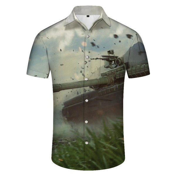 
Myanmar Military Tank Mens Hawaiian Shirt Army Short Sleeve Button Shirt Mens Hawaiian Shirt Collection
                