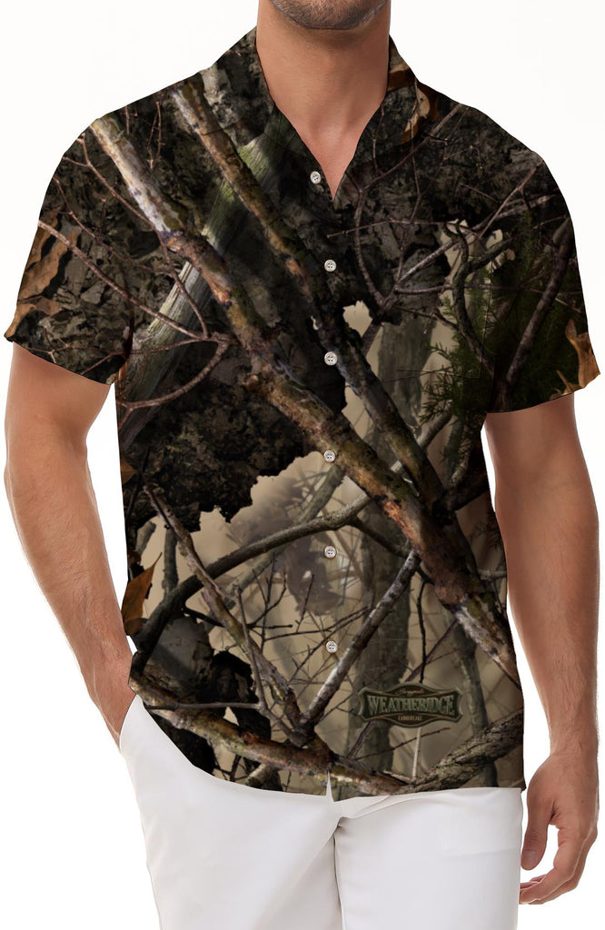 Woods hunting woodland men's comfortable casual shirts four seasons Hawaiian fashion personalized clothing