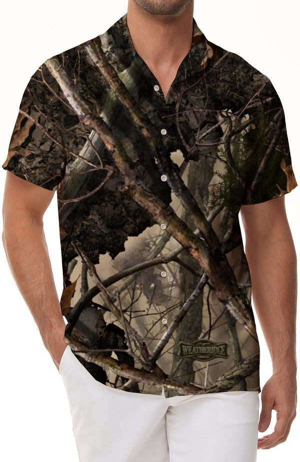 Woods hunting woodland men's comfortable casual shirts four seasons Hawaiian fashion personalized clothing