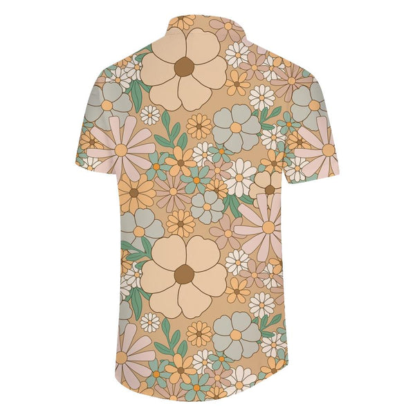 
Floral Pattern Style Hawaiian Shirt Men Short Sleeve Printed Beach Shirt Summer Button Top Casual Suitable for Vacation Travel Party
                