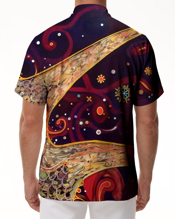 
Indian Paisley design classic regular style abstract casual men's daily travel shirt Hawaiian party beach seaside surfing clothing
                