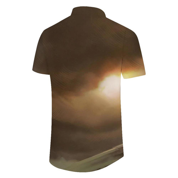 
Hawaiian Shirt Men's 3D Cloud Print Hawaiian Button Lapel Pocket Beach Seaside Short Sleeve
                