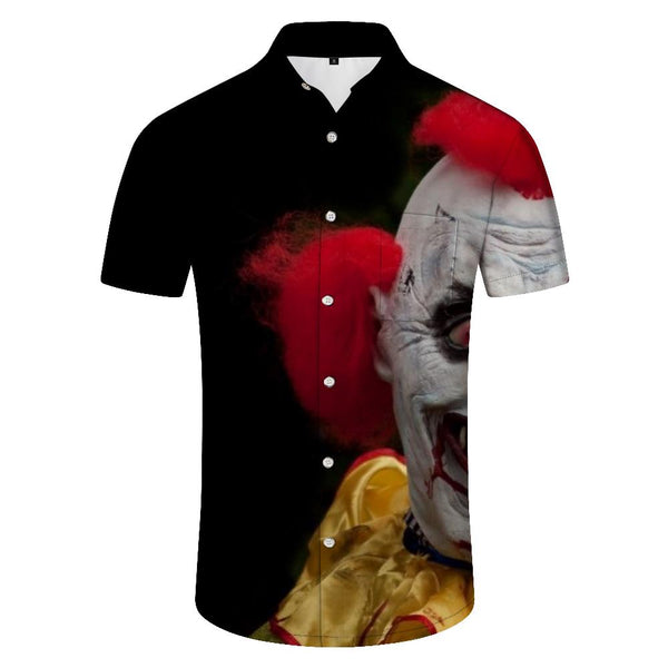 
Hawaiian Button Tropical Jungle Short Sleeve Shirt 3d Print Shirt Men Street Short Sleeve Tops Harajuku Lapel Button Loose Shirt Summer
                