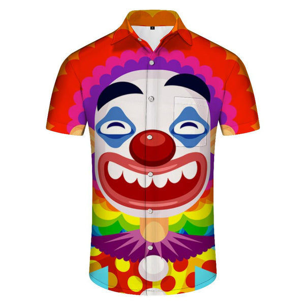 
Men's 3D Printed Hawaiian Shirt Funny Cartoon Animal Short Sleeve Tops Summer Casual Boys Street Fashion Shirt
                
