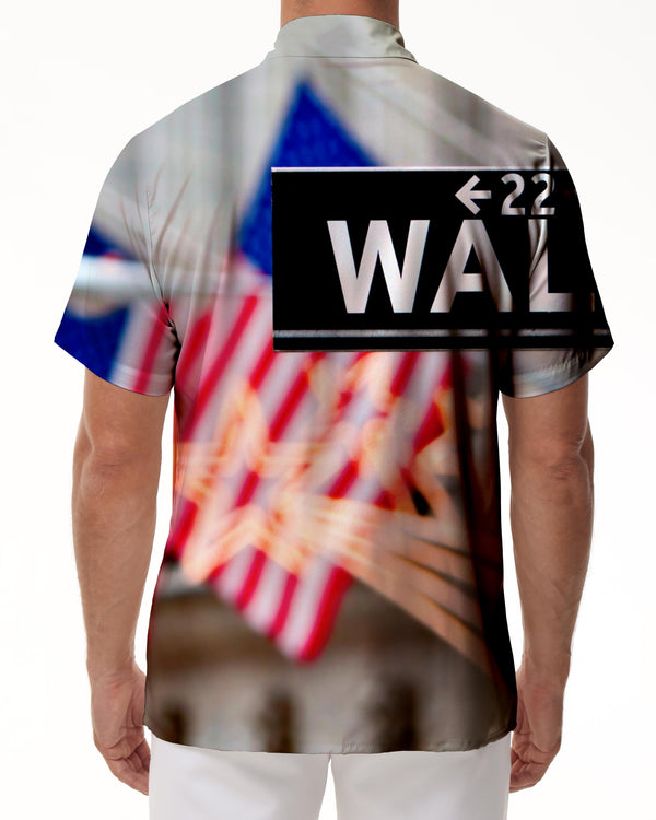 
Mens 4th of July American Flag Button Down Shirt Casual Short Sleeve Patriotic Hawaiian Shirt 3D Printed Beach Shirt
                