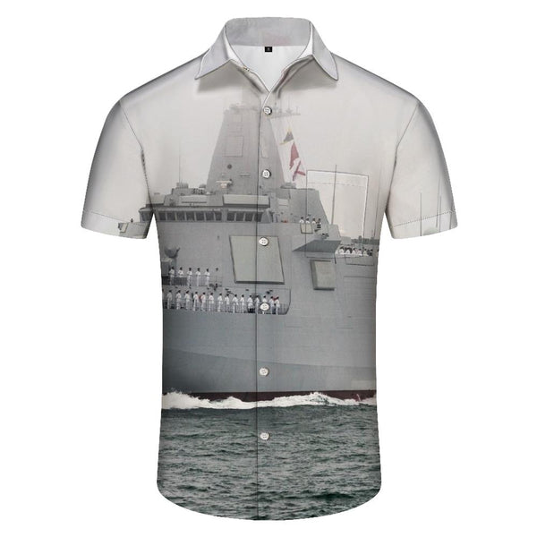 
White Aero Model Navy Mens Hawaiian Shirt Cool Short Sleeve Button Down Summer Beach Shirt Casual
                