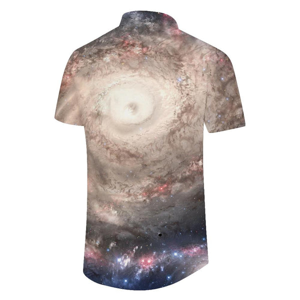 
Outer Space Nebula Men's Shirt Hawaiian Shirt Men's Casual Button Short Sleeve Hawaiian Button Short Sleeve Shirt Trend
                