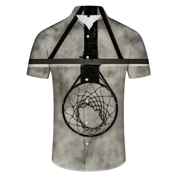 
Sports Basketball Dry Style Vintage Hawaiian Shirt Summer Short Shirt Men Casual Loose Printed Classic
                