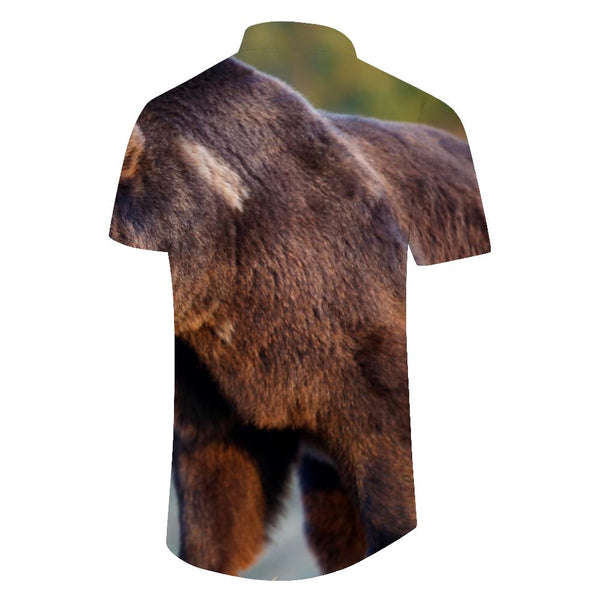 
Shirt Animal Mens Casual Tropical Hawaiian Short Sleeve Button Shirt Casual Beach Ocean
                