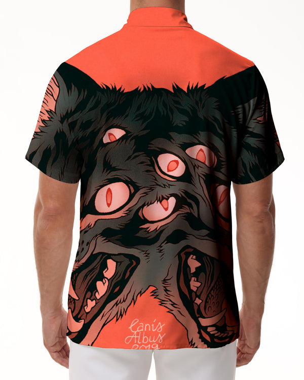 
Hawaiian Men's Shirt Anime Shirt Cartoon Short Sleeve Top Summer Casual Men's Wear Street Animal Cat Retro 3D Digital Printing Pattern
                