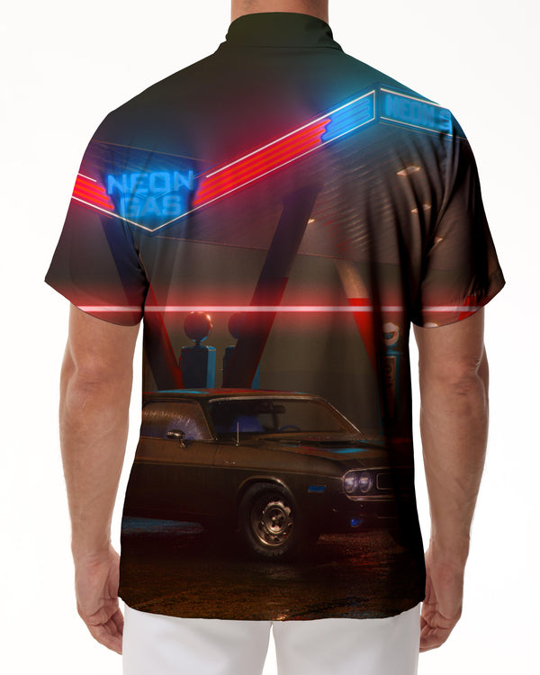 
Retro Car Vintage Cyberpunk Men's Casual Printed Pattern Shirt Hawaiian Beach Short Sleeve
                