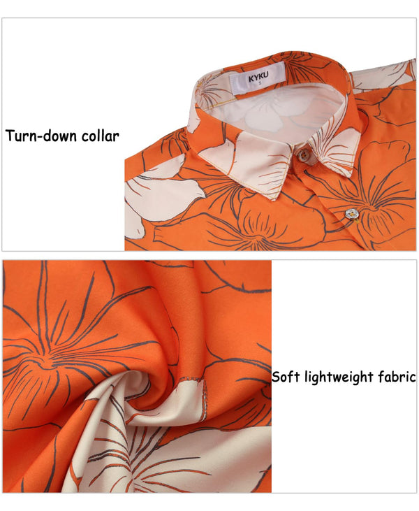 
Hawaiian Shit for Men Beach Summer Mens Buton Down Short Sleeve Shit Tropical Vacation Casual Clothes
                