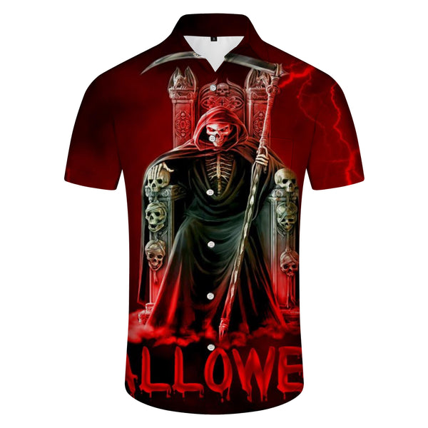 
Skull Mens Casual Punk Style Skull 3D Printed Shirt Men Tops Hip Hop Short Sleeve
                