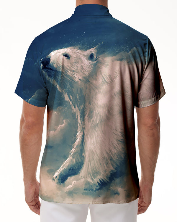 
Abstract art style print graphic for summer beach men casual shirts Hawaiian shirts short sleeves button down
                