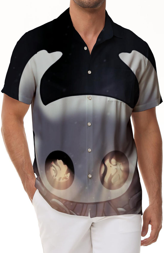 Cute and funny cartoon men's Hawaiian shirt short sleeve button down casual shirt suitable for summer beach