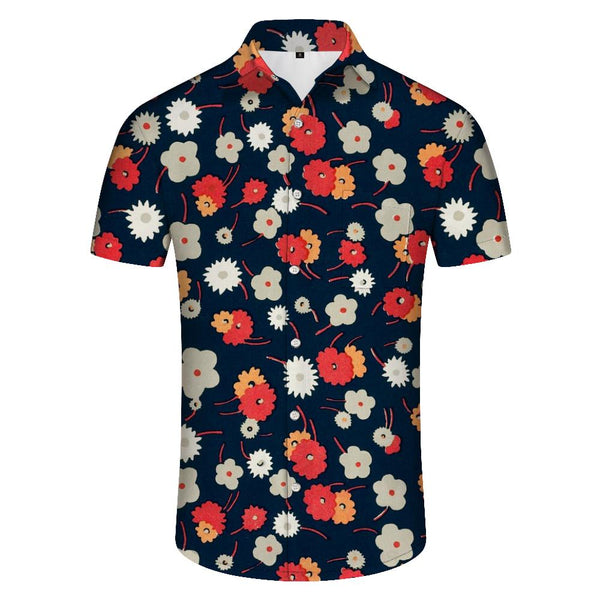 
Mens Hawaiian Shirt Fun Short Sleeve Button Casual Summer Vacation Tropical Floral Beach Summer Shirt
                
