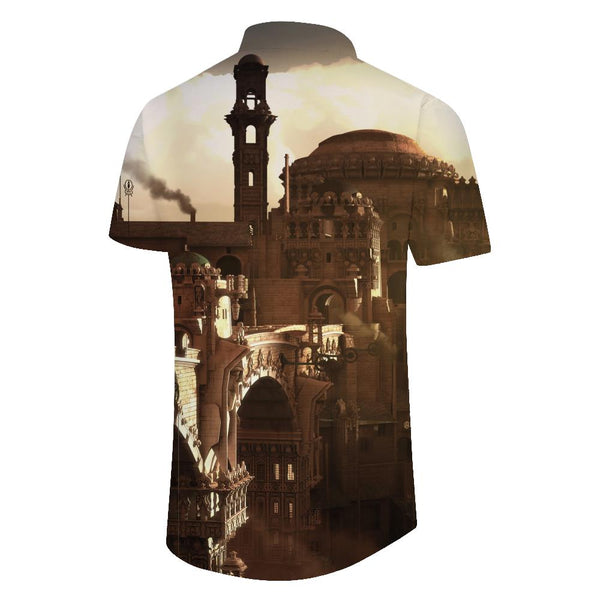 
Desert Retro Style Fashionable Breathable Men's Short Sleeve Button Down Hawaiian Pocket Lapel Short Sleeve Shirt Button Down
                