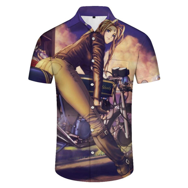 
Hawaiian Clothing Loose Breathable Button Shirt Men's Retro Short Sleeve Shirt Short Sleeve Shirt Tops Casual
                