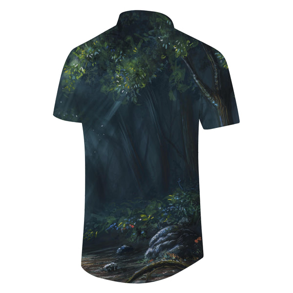 
Fashion Hawaiian Men's Shirt Casual 3D Printed Pattern Tree Shadow Shirt Summer Loose Short Sleeve Top Trendy Lapel Button Beach Shirt Mixed Color
                