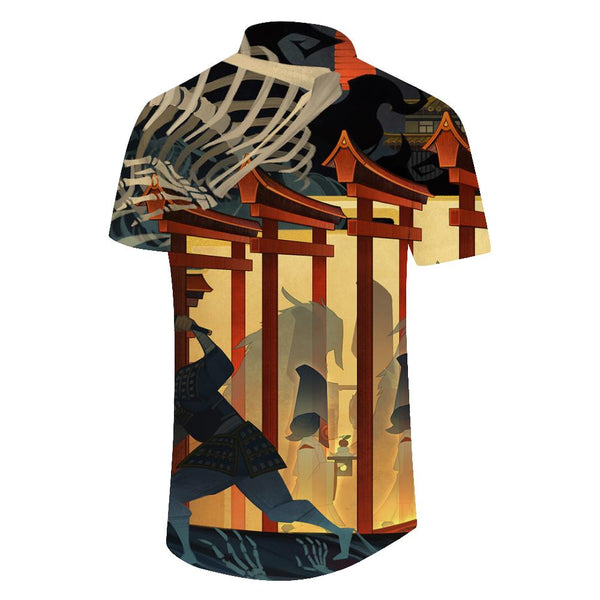 
Anime Japanese men's shirts Casual short sleeve shirts Regular fit Hawaiian shirts Fun print shirts Personalized
                
