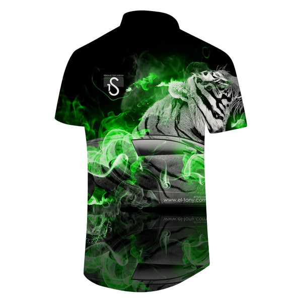 
Hawaiian Mens Shirt 3d Animal Tiger Print Summer Casual Short Sleeve Loose Large Size Shirt Everyday Street Tops Party Sweatshirt
                
