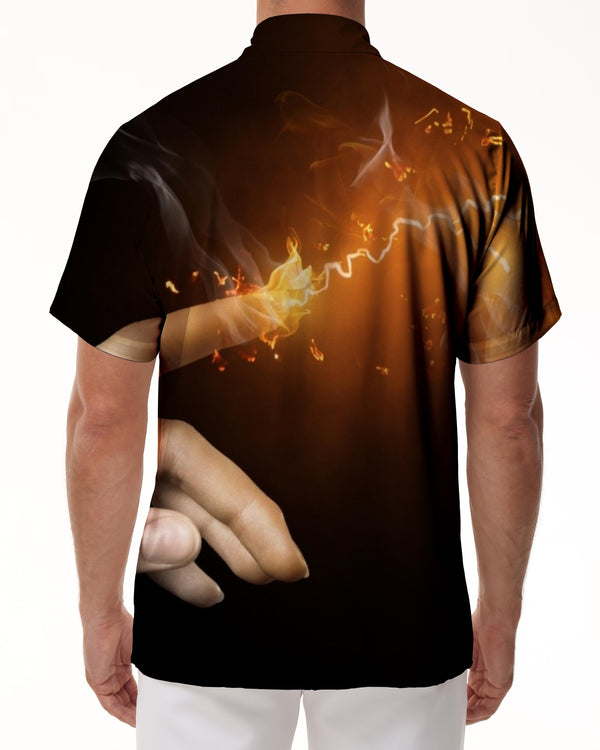 
Glowing Lightning Summer Casual Printed Button-Down Shirts for Men Funny Short Sleeve Shirts Beach Outfits
                