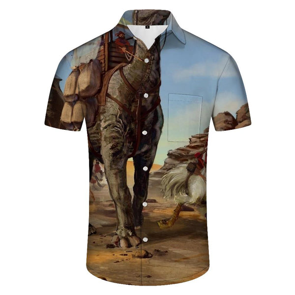
Loose Fit Hawaiian Shirt Men's Summer Casual Shirt Short Sleeve 3D Printed Pattern Hawaiian Shirt Tops
                