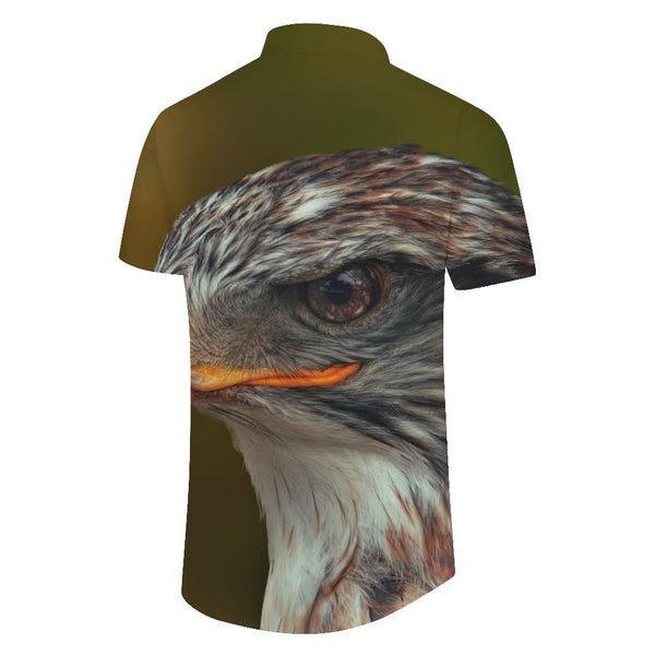 
Eagle Men's Casual Shirt Short Sleeve Regular Fit Fashion Camping Beach Shirt Top
                