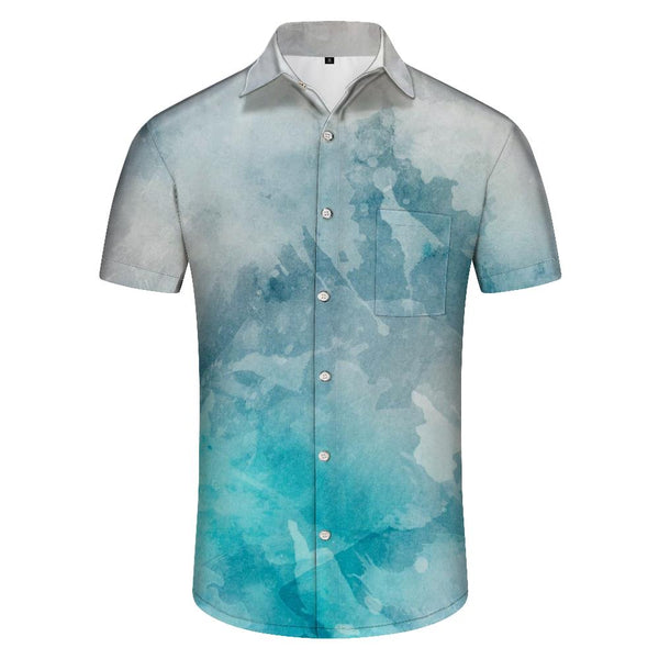 
Tropical Floral Palm Leaves Men's Hawaiian Shirt Shirt Short Sleeve Button Collar Summer Beach Short Sleeve
                