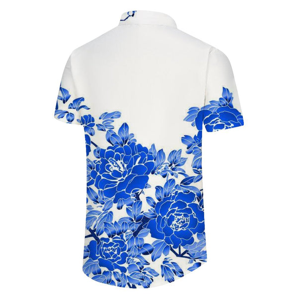 
New summer men's printed Hawaiian shirts breathable and comfortable beach vacation casual party shirts
                