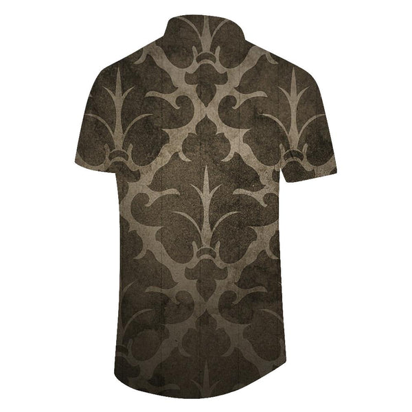
Camouflage Pattern Men's Hawaiian Casual Personalized Button Lapel Short Sleeve Everyday Summer Fishing Outfit Brown
                