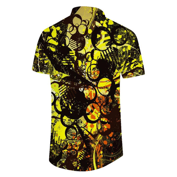 
Art abstract pattern retro male design fashion travel men short sleeve Hawaiian shirt summer classic style casual loose indoor
                