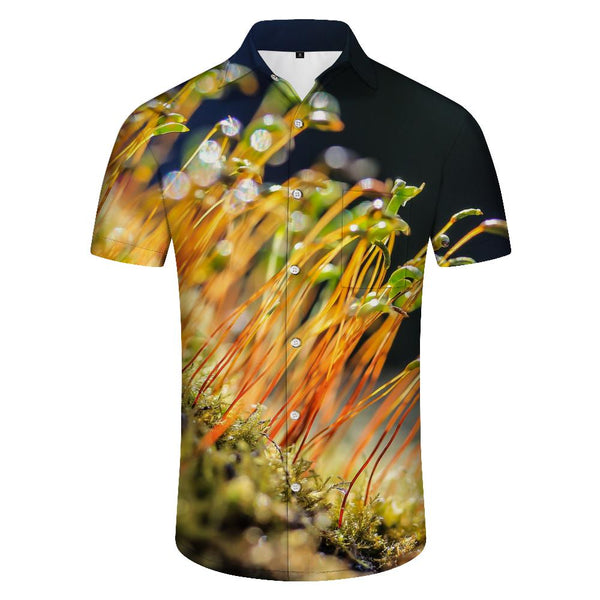 
Sprout Plant Hawaiian Beach Shirt Print Casual Button Short Sleeve Cool Tropical Vacation Summer
                