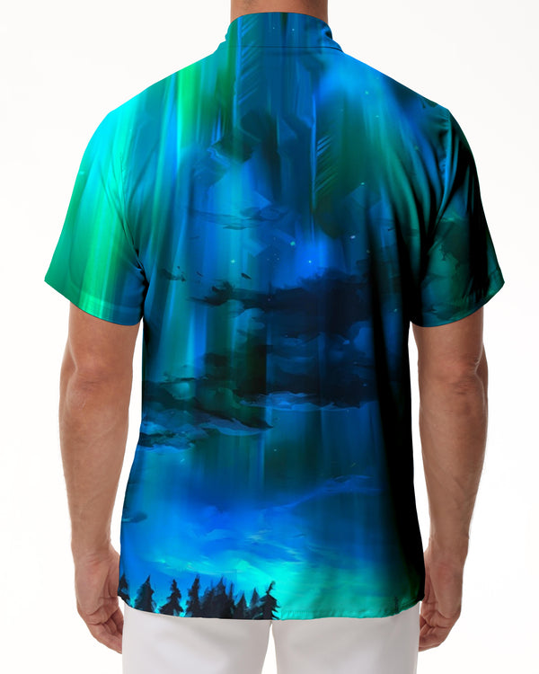 
Abstract fun animal dolphin men's casual shirt short sleeve regular shirt tops fashion camping beach
                