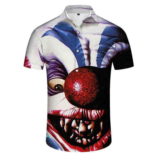 
Lapel Men's Button Down Cropped Shirt Hawaiian Holiday Summer Fun Tops Novelty
                