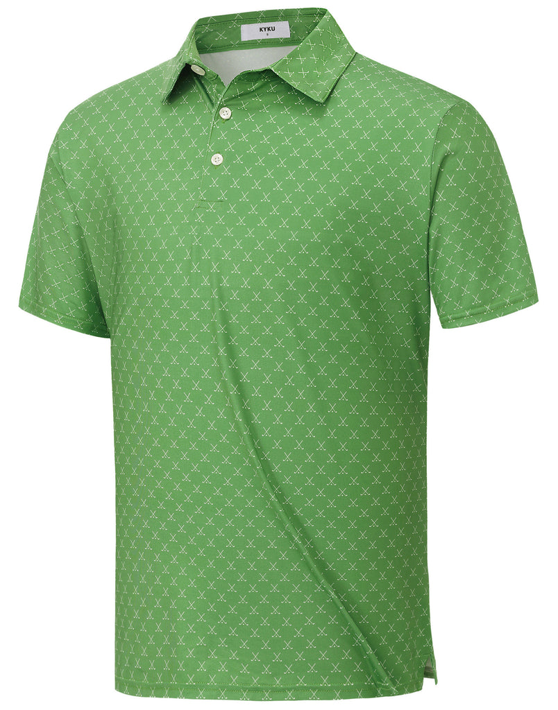 Men’s Micro Print Polo Shirt – Durable, Comfortable & Cool for Everyday Wear