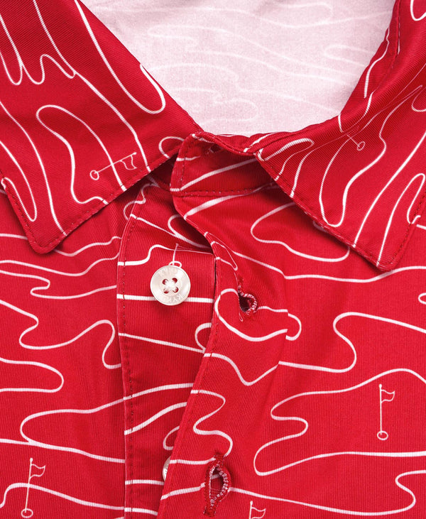 
Men’s Casual Micro Print Polo – Breathable Comfort, Built to Last
                