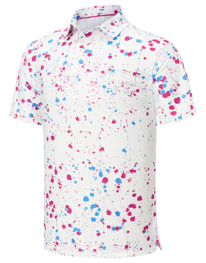 Men’s Polo Shirt with Side Slits – Comfortable, Cool and Easy Movement