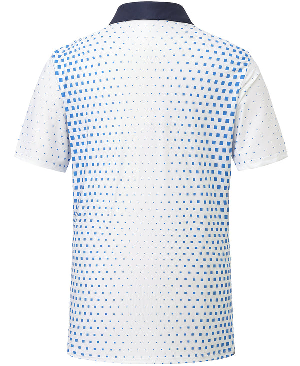
Men’s Micro Pattern Polo – Soft Touch, Durable and Comfortable Fit
                