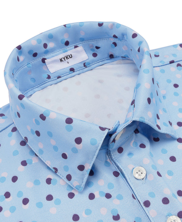
Men’s Micro Print Polo – Soft Fabric, Breathable and Durable Wear
                